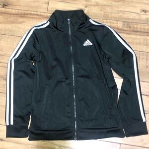 Adidas Boys Track/Varsity Jacket Black Medium 10/12